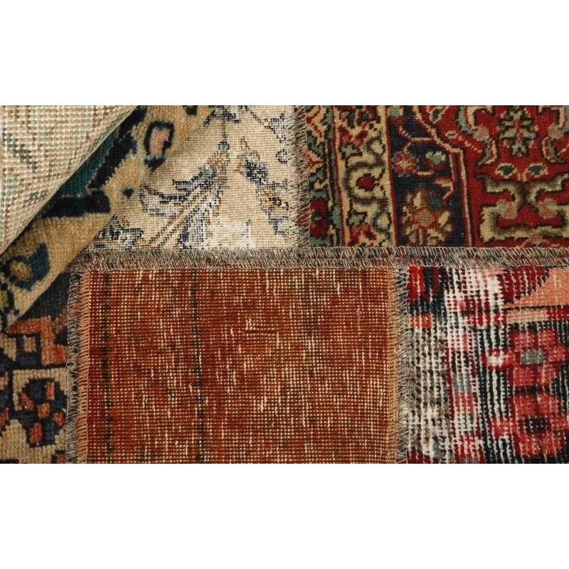 106226 tappeto persia vintage patchwork cm.143x197