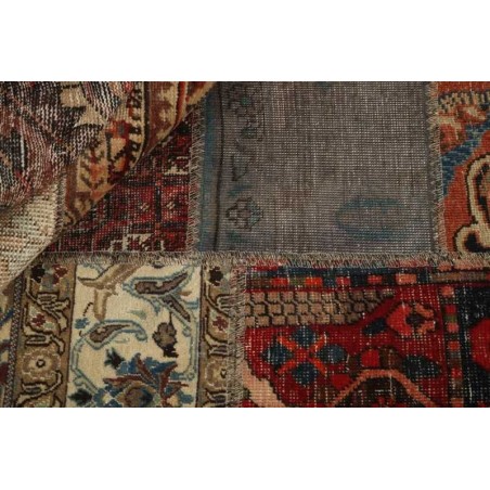 106228 tappeto persia vintage patchwork cm.144x201