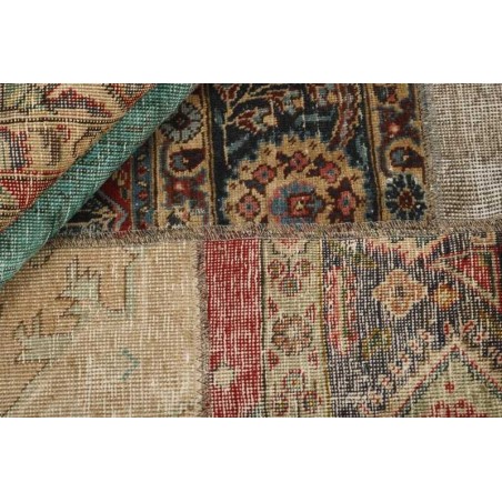 106230 tappeto persia vintage patchwork cm.144x202