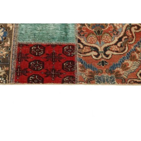 106233 tappeto persia vintage patchwork cm.143x201