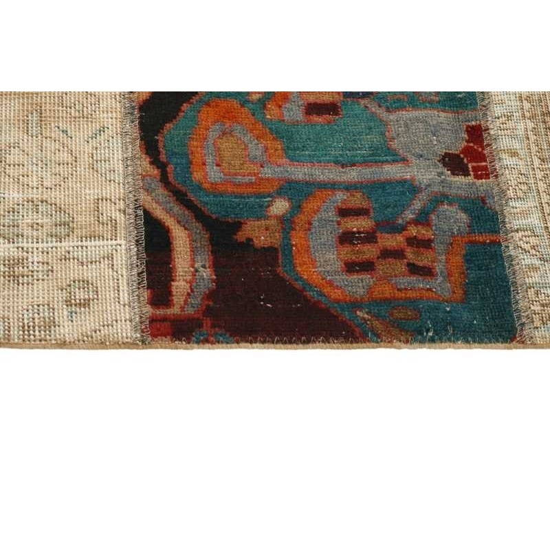 106236 tappeto persia vintage patchwork cm.143x201