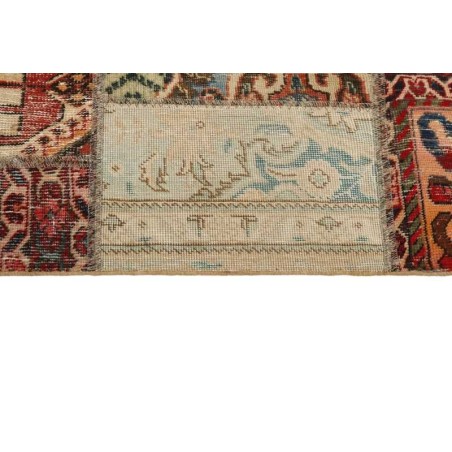 106237 tappeto persia vintage patchwork cm.143x200
