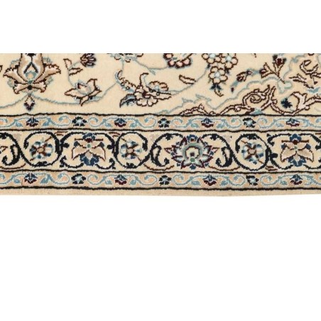 106243 tappeto persia nain fine con seta cm 116x183