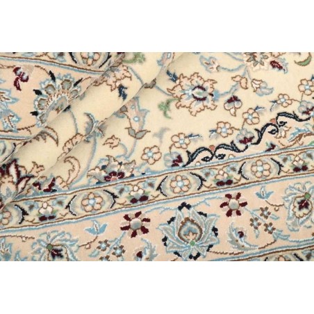 106244 tappeto persia nain fine con seta cm.167x246