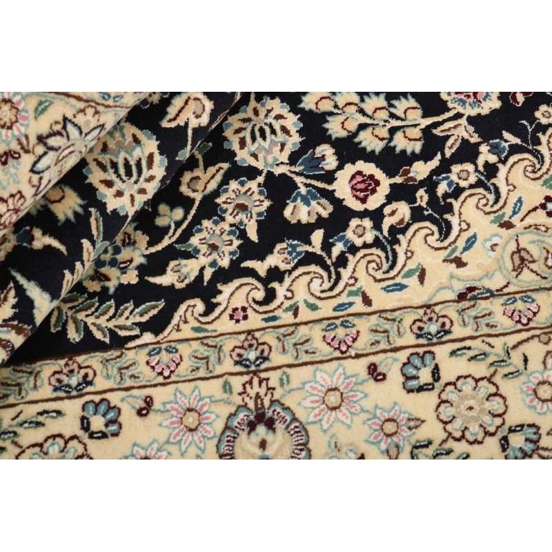 106246 tappeto persia nain fine con seta cm.160x236