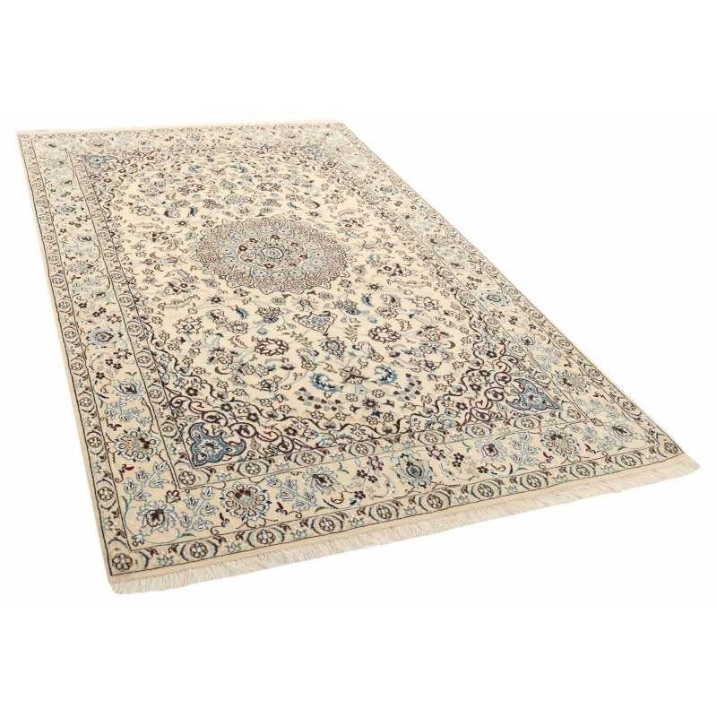 106249 tappeto persia nain fine con seta cm 160x259