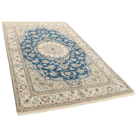 106252 tappeto persia nain fine con seta cm 154x250