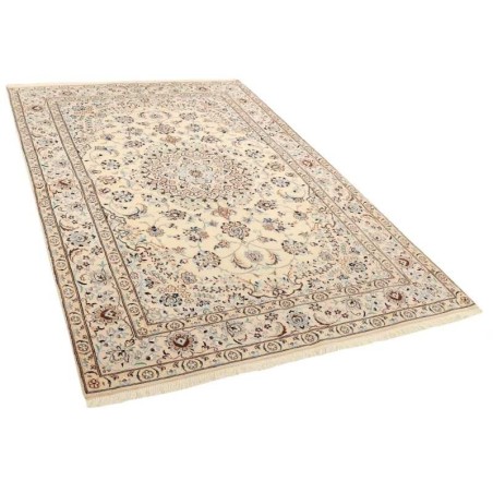 106253 tappeto persia nain fine con seta cm 158x247