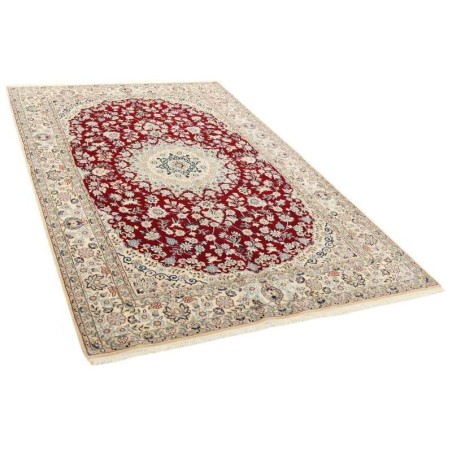 106255 tappeto persia nain fine con seta cm 155x250