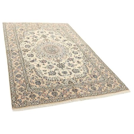106257 tappeto persia nain fine con seta cm 156x239