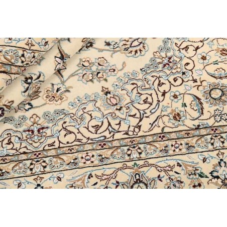 106258 tappeto persia nain fine con seta cm.208x261