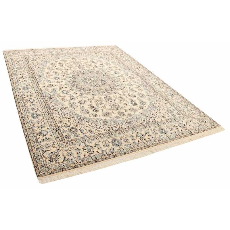 106258 tappeto persia nain fine con seta cm 208x261