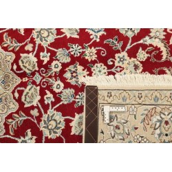 tappeto persia nain fine con seta cm 133x204 2