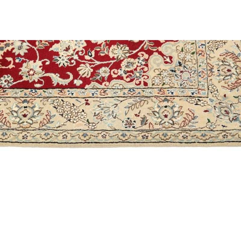 106259 tappeto persia nain fine con seta cm 133x204