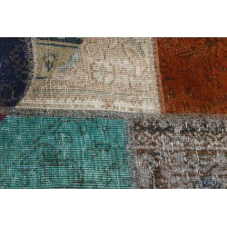 tappeto persia vintage patchwork cm 150x150 2