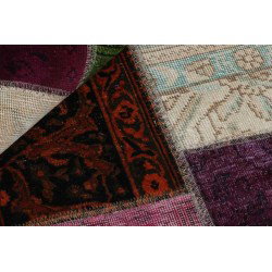 tappeto persia vintage patchwork cm 150x150 2