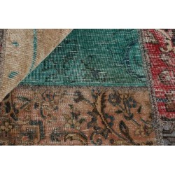 tappeto persia vintage patchwork cm 150x150 2