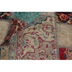tappeto persia vintage patchwork cm 150x150 2
