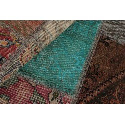 tappeto persia vintage patchwork cm 150x150 2
