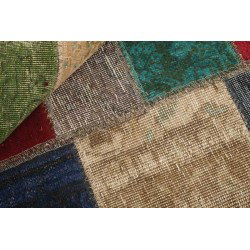 tappeto persia vintage patchwork cm 150x150 2