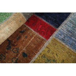 tappeto persia vintage patchwork cm 150x150 2