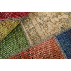 tappeto persia vintage patchwork cm 150x150 2
