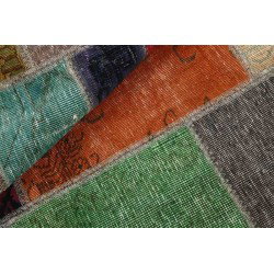 tappeto persia vintage patchwork cm 150x150 2