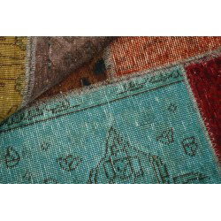 tappeto persia vintage patchwork cm 150x150 2