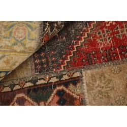 tappeto persia vintage patchwork cm 150x150 2