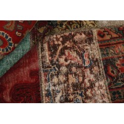 tappeto persia vintage patchwork cm 200x200 2