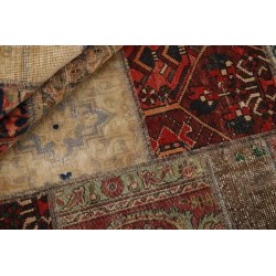 tappeto persia vintage patchwork cm 200x200 2