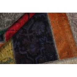 tappeto persia vintage patchwork cm 200x200 2