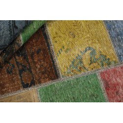 tappeto persia vintage patchwork cm 200x200 2