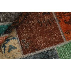 tappeto persia vintage patchwork cm 200x200 2
