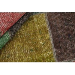 tappeto persia vintage patchwork cm 200x200 2