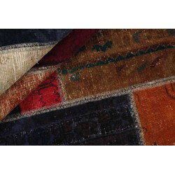 tappeto persia vintage patchwork cm 200x200 2