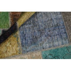 tappeto persia vintage patchwork cm 200x200 2