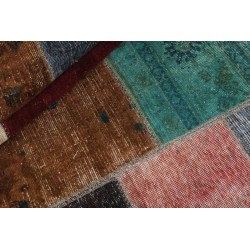 tappeto persia vintage patchwork cm 200x200 2