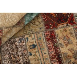 tappeto persia vintage patchwork cm 250x250 2