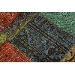 tappeto persia vintage patchwork cm 73x255  2