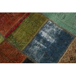 tappeto persia vintage patchwork cm 75x256  2