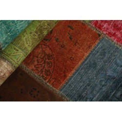 tappeto persia vintage patchwork cm 73x254  2