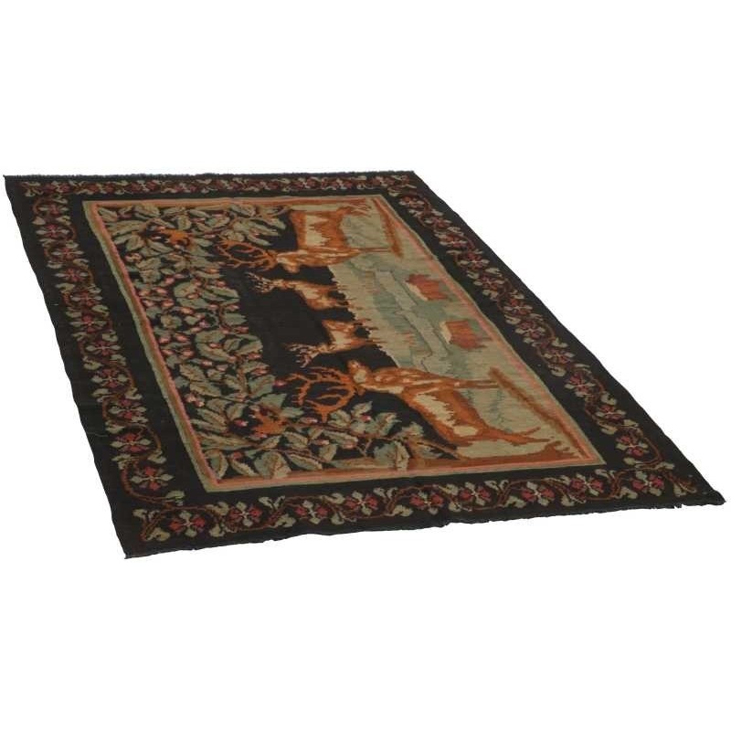 tappeto MOLDAVIA ROSE KELIM OLD CM.159X249