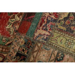 tappeto persia vintage patchwork cm 73x255  2