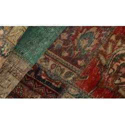 tappeto persia vintage patchwork cm 72x252  2