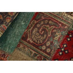 tappeto persia vintage patchwork cm 73x252  2