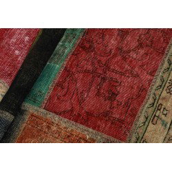 tappeto persia vintage patchwork cm 83x302  2