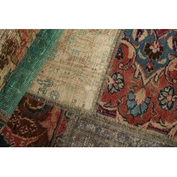 tappeto persia vintage patchwork cm 82x302  2