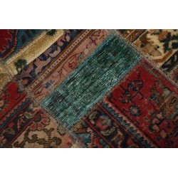 tappeto persia vintage patchwork cm 70x199 2