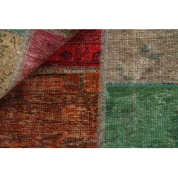 tappeto persia vintage patchwork cm 150x150 2